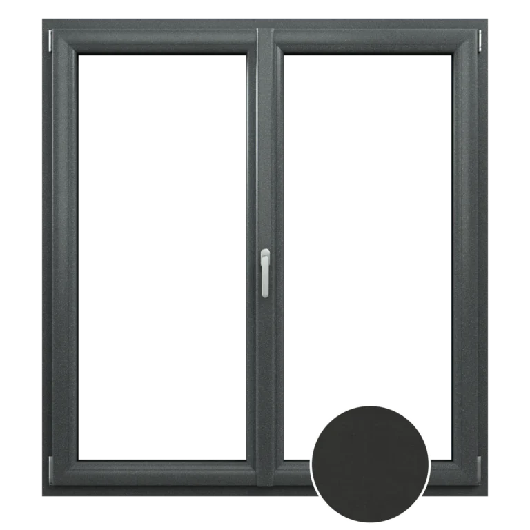 Okno prolux vo farbe Antracit quartz